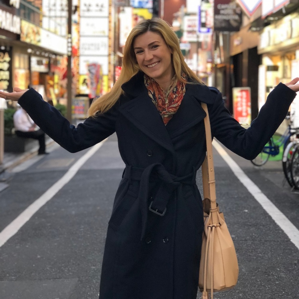 Banana republic Italian wool coat